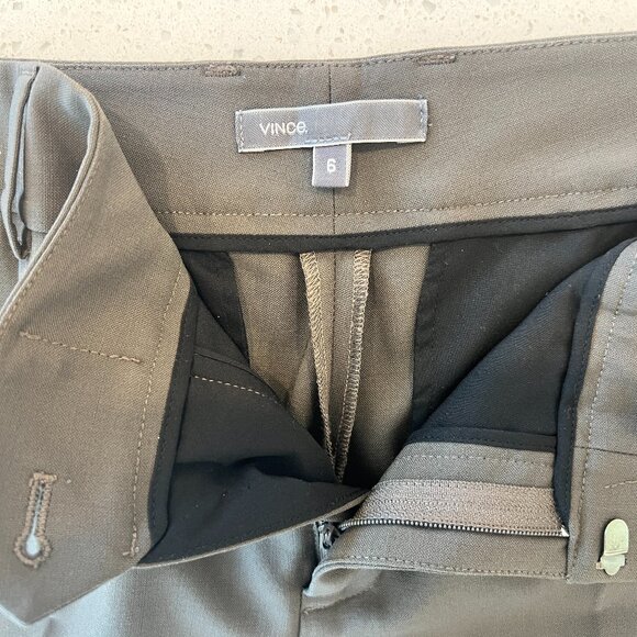 VINCE Tapered Tuxedo Pants Trousers SZ 6 - Picture 16 of 16